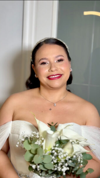 Maquillaje y peinado de novia con prueba