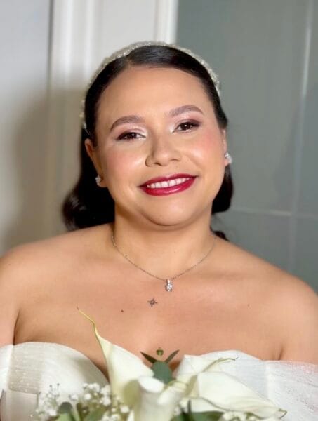 Maquillaje y peinado de novia con prueba