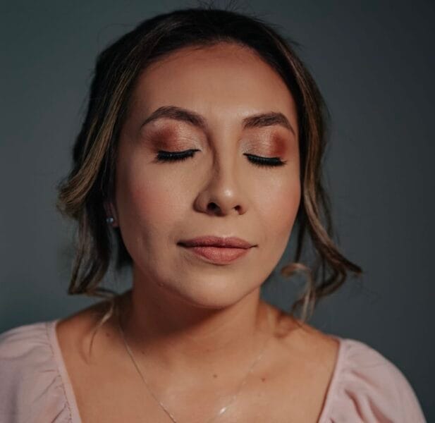 Maquillaje y peinado de novia con prueba